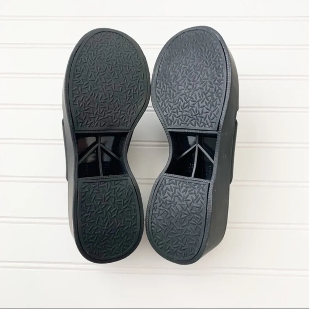 Jeffrey Campbell Womens 8 Jelly Slide Black Platforms